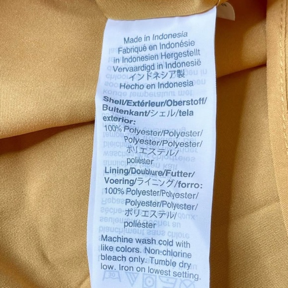 Madewell Dress Ruffle Rich Amber Cottagecore Prairie Boho Flowy Size 8 NWT $158 - Picture 6 of 7